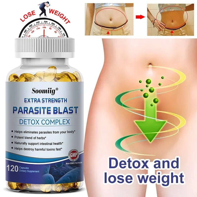 Extra Strength Parasite Blast Detox Complex Helps Destroy Harmful Toxins Fast