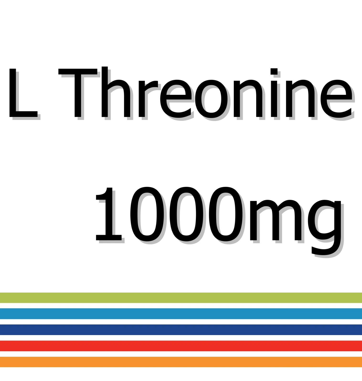 L Threonine 1000mg x 30 Tablets - Skin Improvement