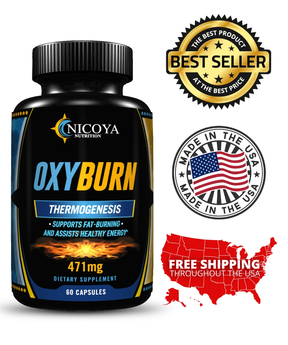 OXY BURN 472MG | Weight Loss & Fat Burner, Natural Appetite Suppressant & Energy