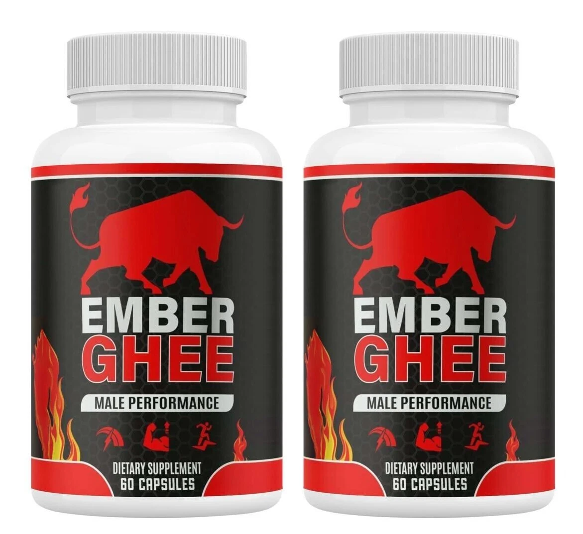 (2 Pack) Ember Ghee capsules for Men, EmberGhee Advanced Male Health Capsules
