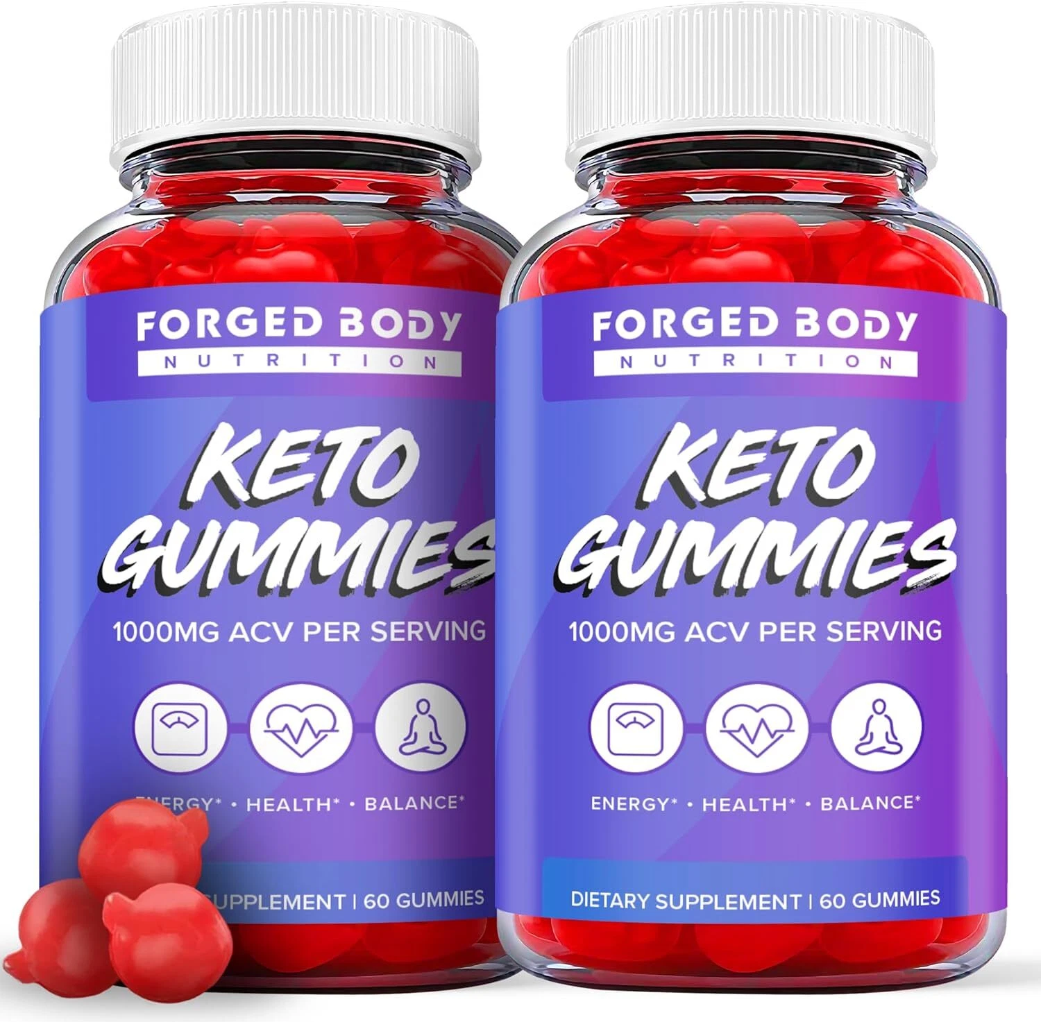 Forged Body Keto Gummies - Forged Body ACV Gummys Weight Loss ORIGINAL - 2 Pack