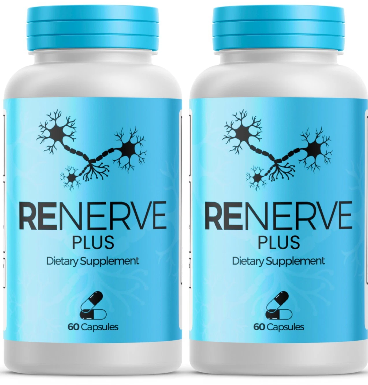 renerve plus, re nerve plus Health Support Supplement Genuine 120 Caps 2 Pack