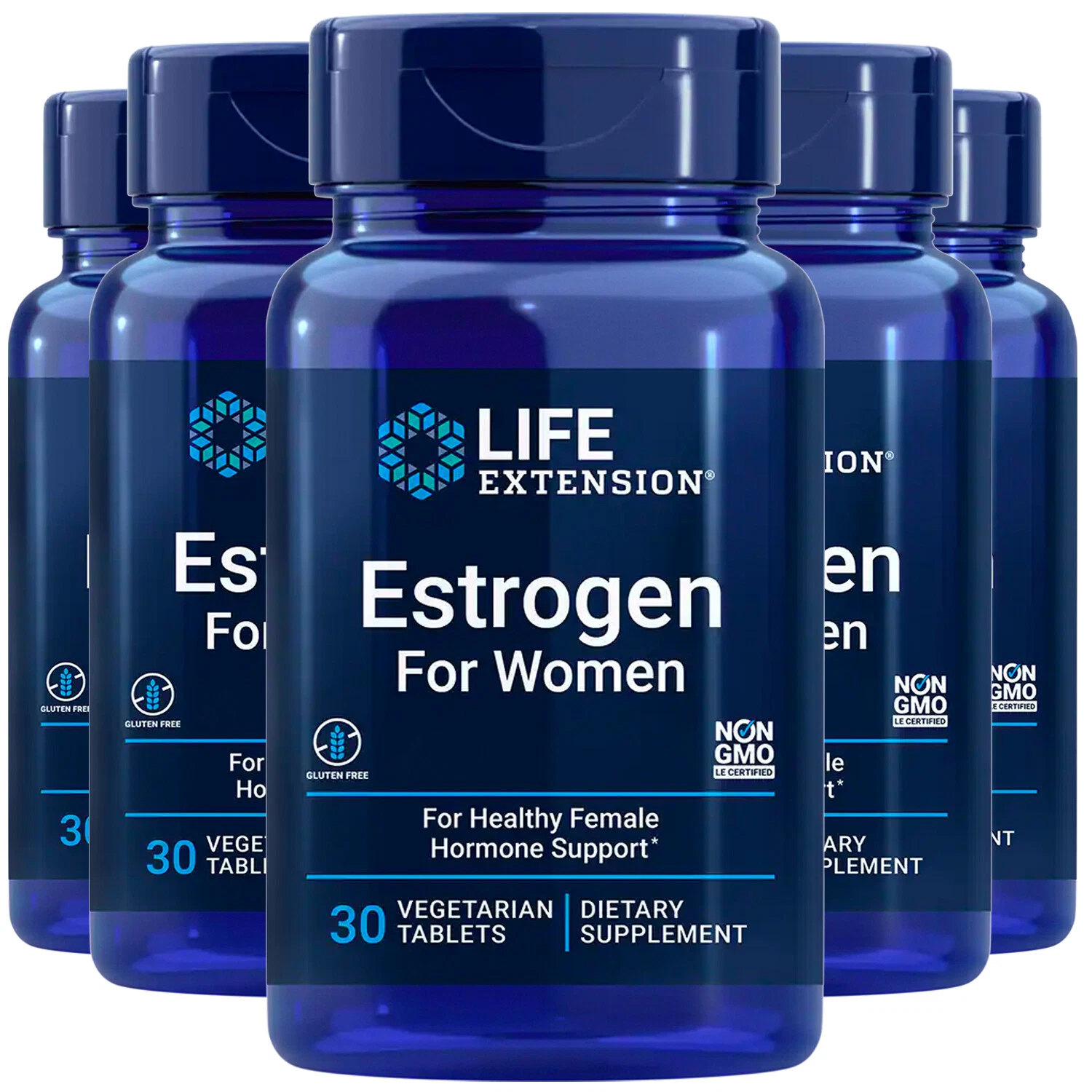 Life Extension Estrogen For Women 5X30tabs Brocc/Licorice/Vitex NonGMO