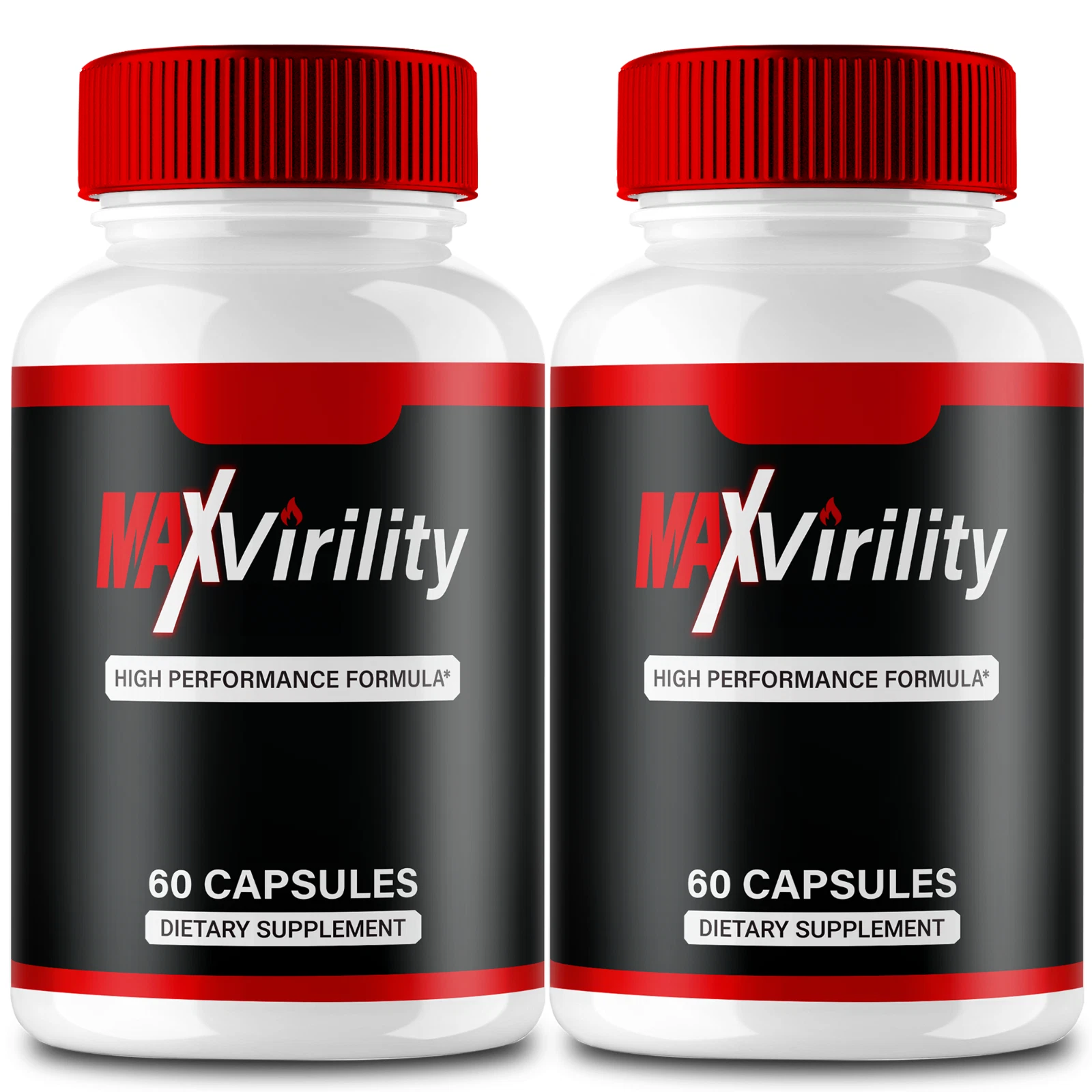 (2 Pack) MaxVirility Male Health Pills to Boost Stamina and Energy Levels
