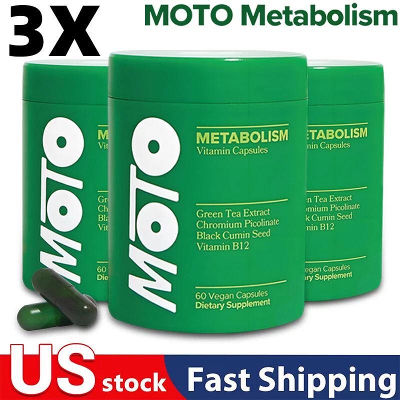 🔥3 PACK O Positiv Moto Women's Metabolism Support Energy & Curb Craving Vegan🔥