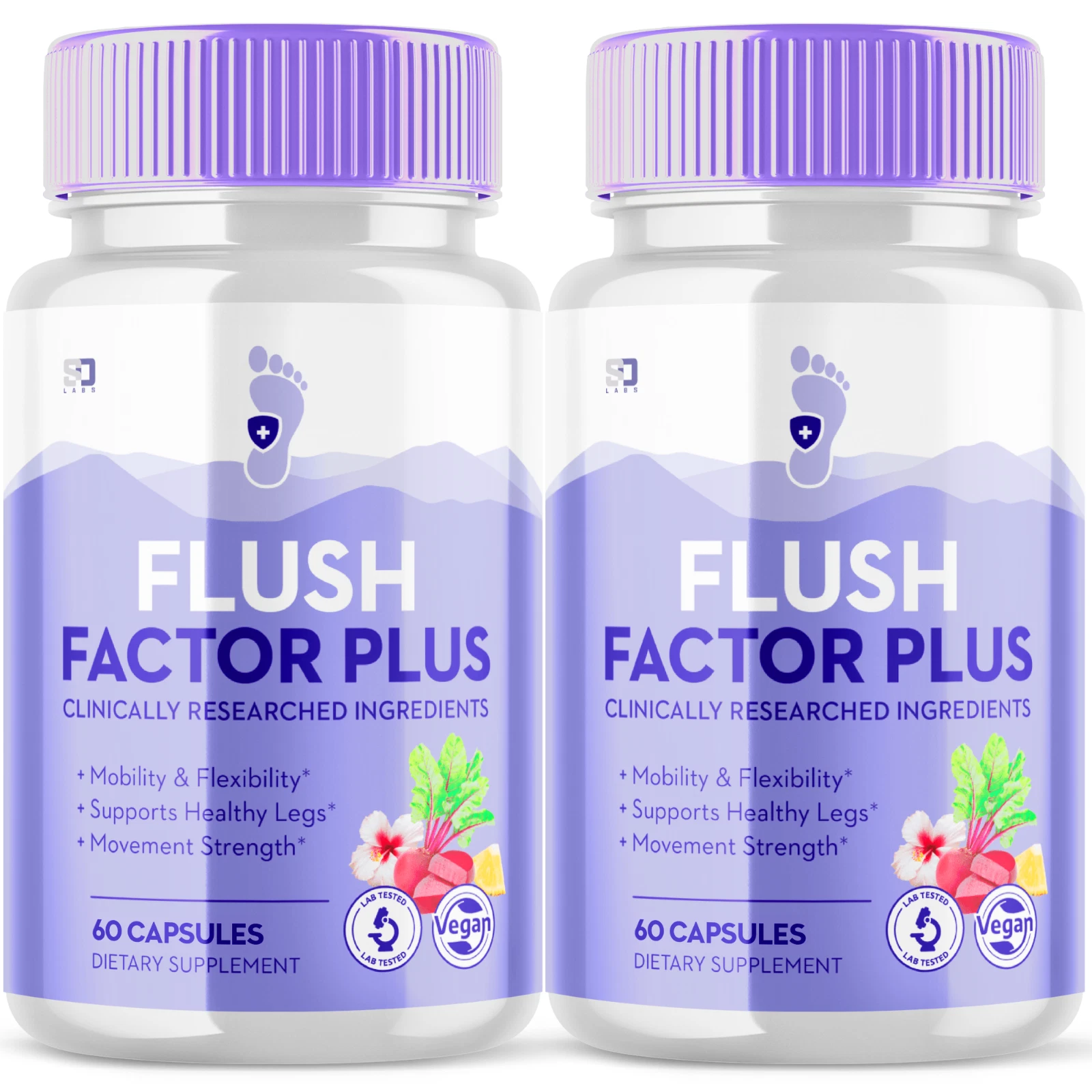 Flush Factor Plus Supports Mobility, Flexibility & Enhance Strength (2 Pack)
