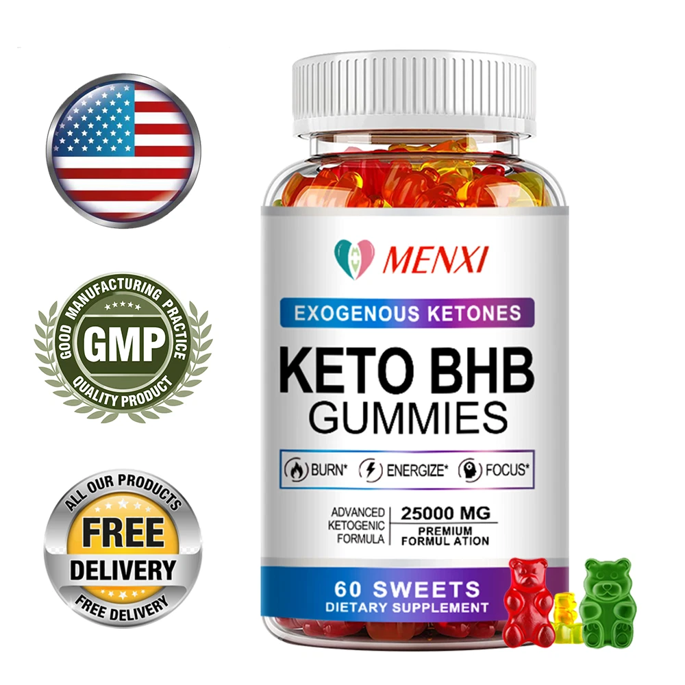 Advanced Keto BHB Gummies 25000MG Apple Cider Vinegar ACV Weight Loss Fat Burner