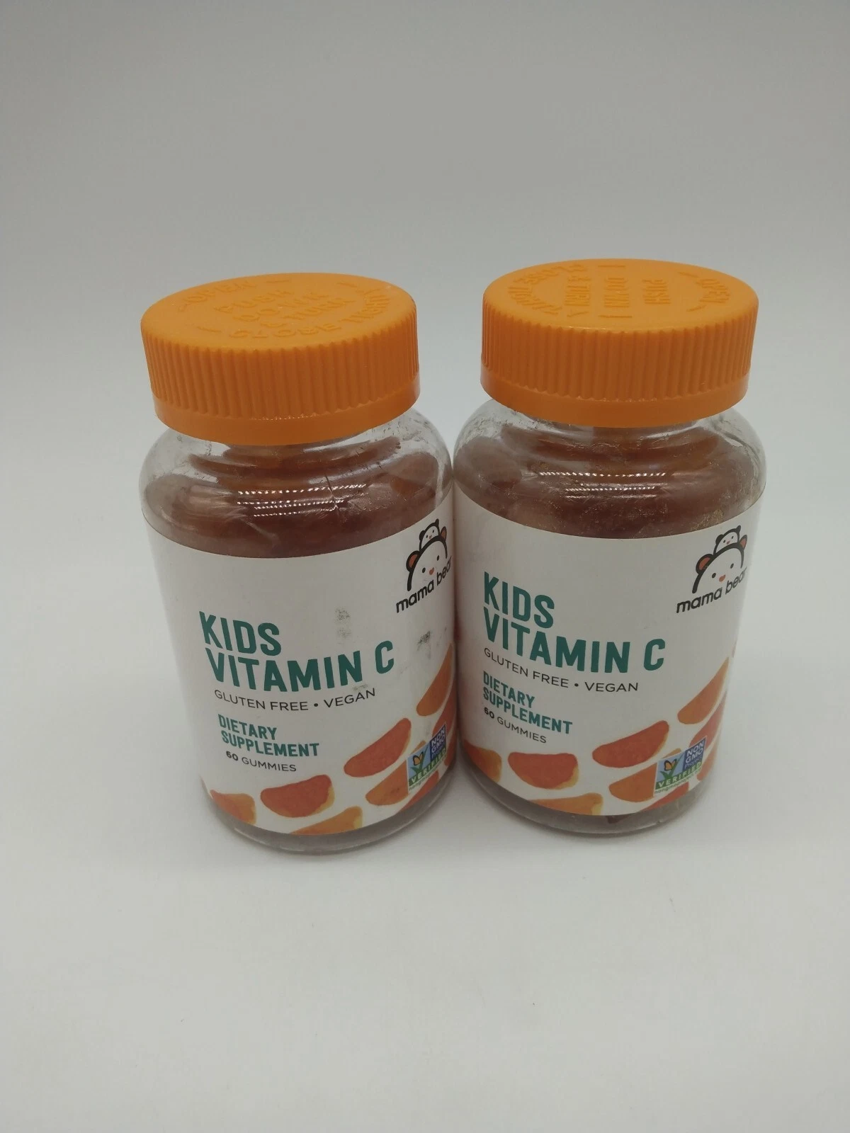 Mama Bear Vegan Kids Vitamin C, Orange, 60 Count (Pack of 2) 05/24. ..........CP