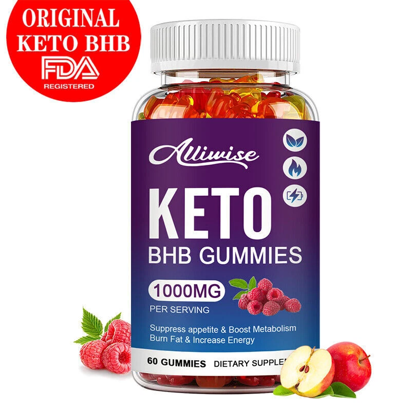 Keto Slimming Gummies For Fat Burn Weight Loss Detox Keto Diet Pills 60 Gummy