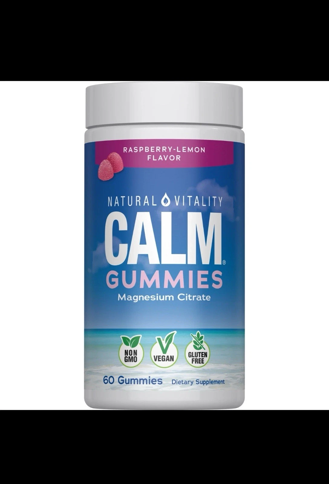 Natural Vitality Raspberry&Lemon Anti-Stress Gummies - 240 Pieces