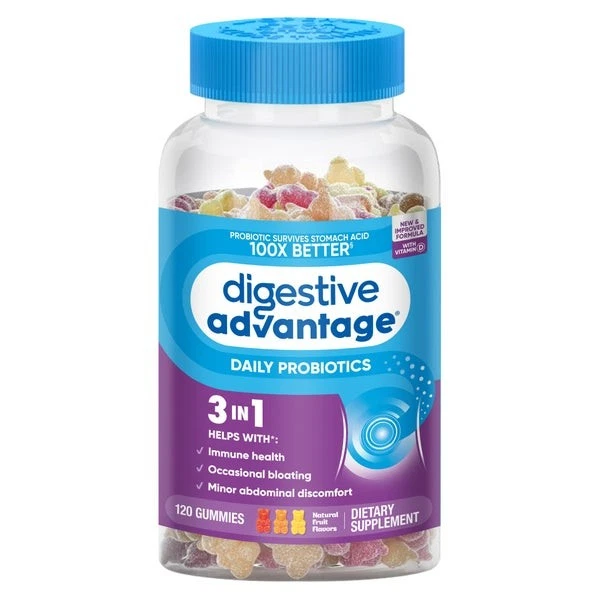 Schiff Digestive Advantage Probiotic, 120 Gummies