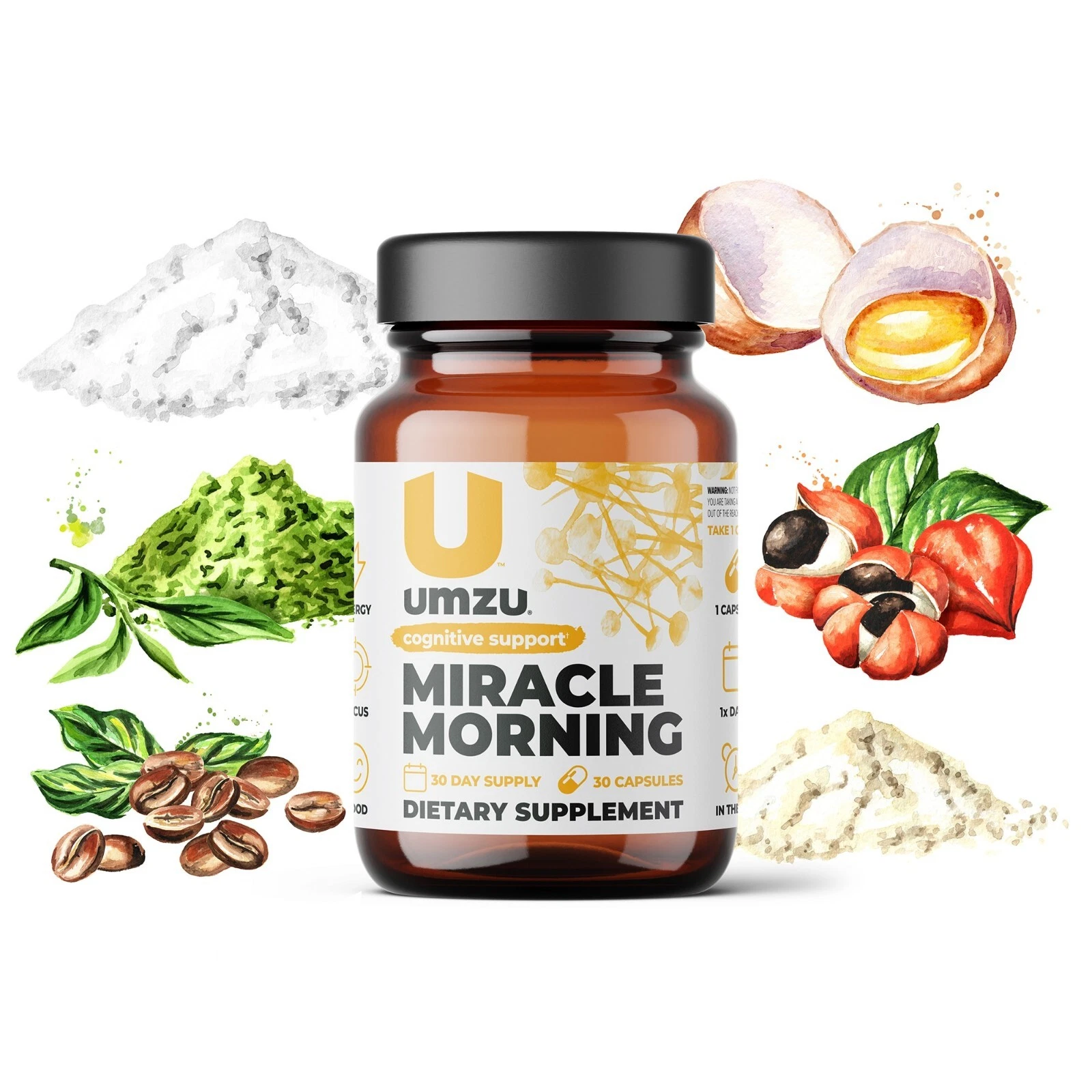 UMZU Miracle Morning - Boost Energy, Mood, & Cognitive Performance