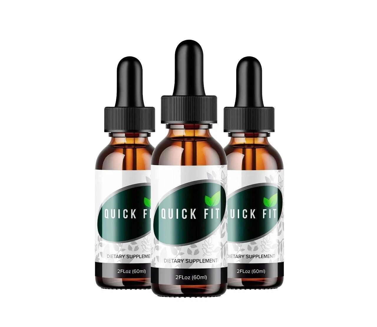 (3 Pack) Quick Fit Metabolism Drops Liquid Supplemnts - QuickFit Drops Metabolic