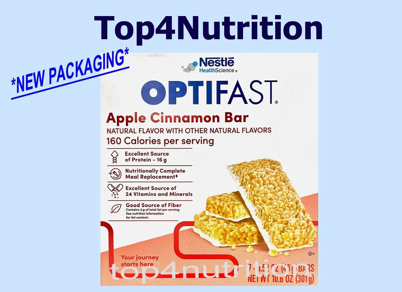 SALE!! OPTIFAST APPLE CINNAMON BARS 3 BOXES 21 SERVINGS EXP DEC OF 2025
