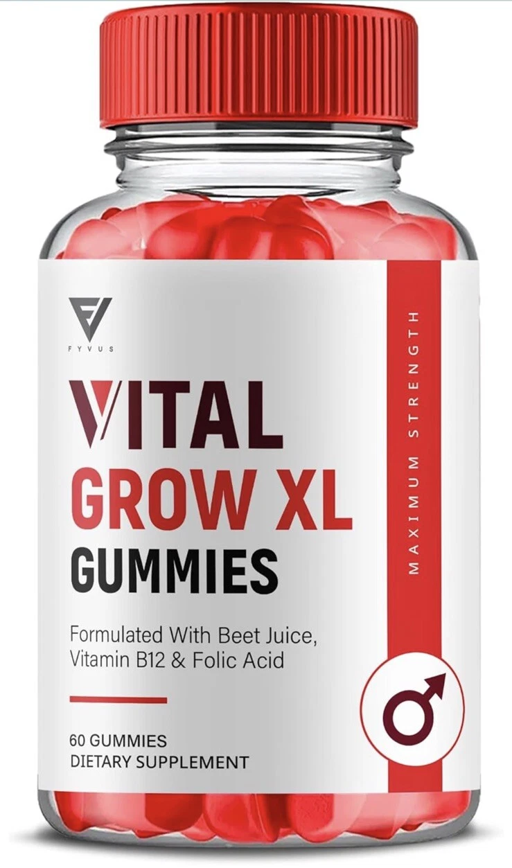 Vital Grow XL Gummies, Vital Grow XL Maximum Performance 180 Gummies x12/25