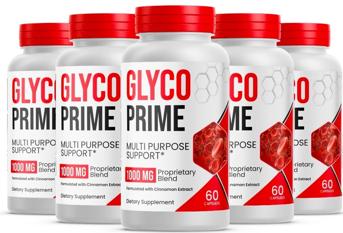 Glyco Prime Blood Sugar Support Supplement Genuine GlycoPrime blood 5Pack 300Cap