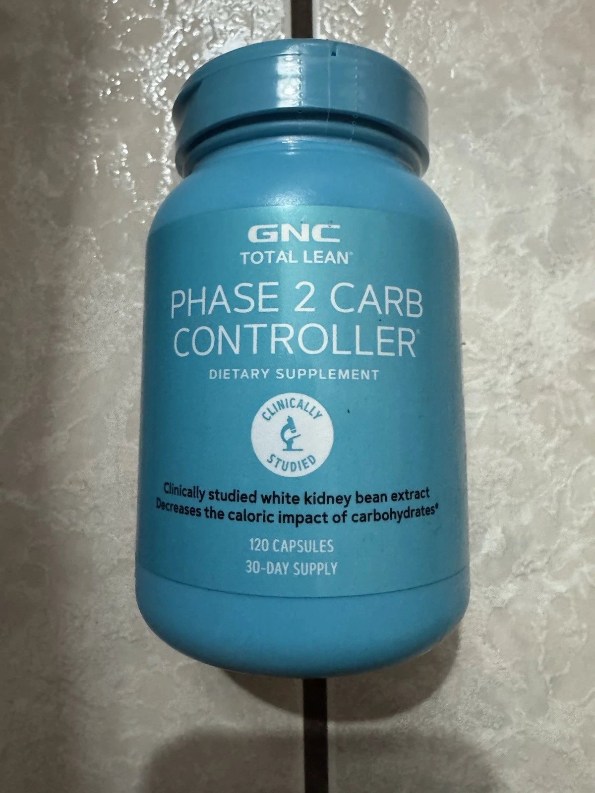 GNC Total Lean Phase 2 Carb Controller Supplement 120 Capsules Exp 11/25