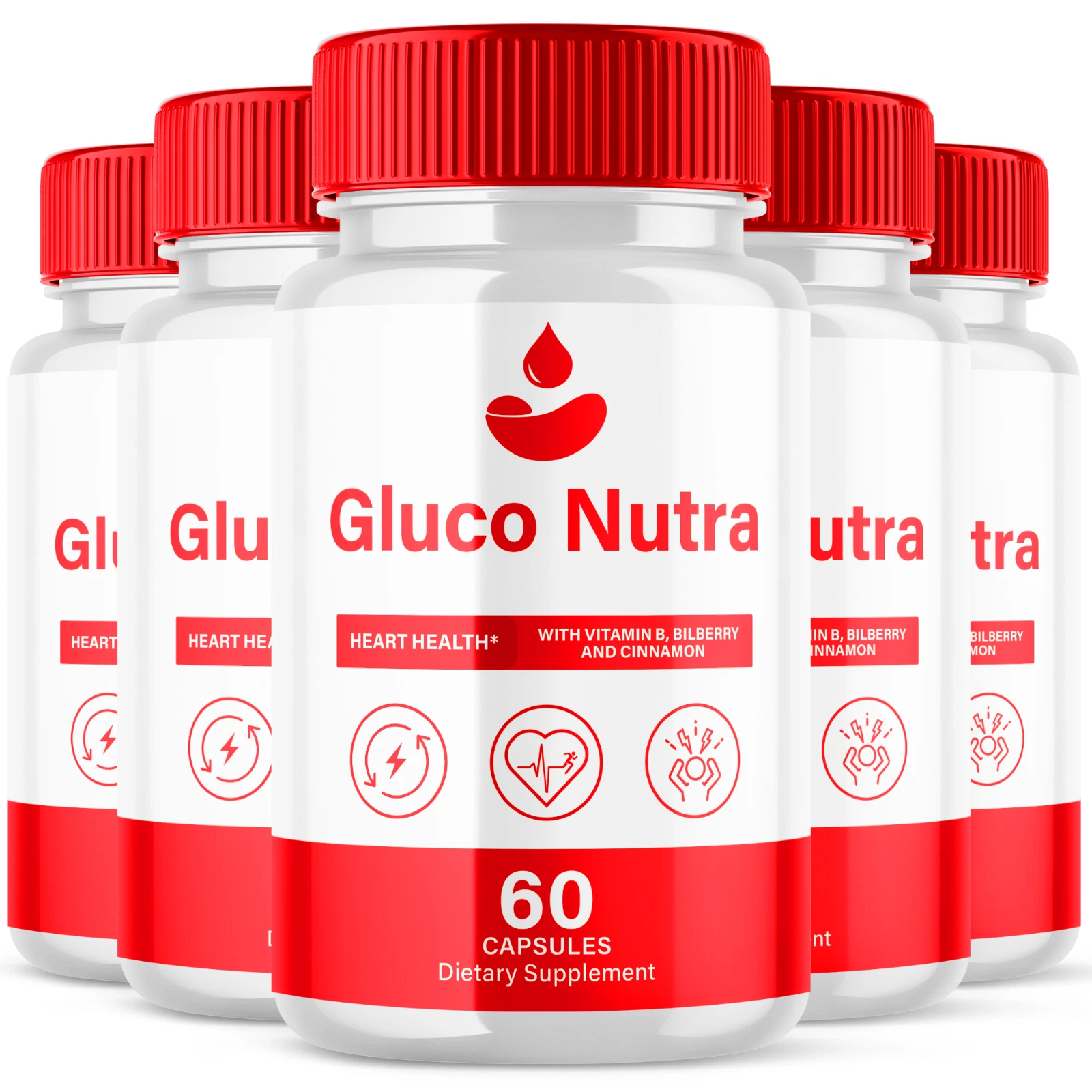 Gluco Nutra Support Pills Advanced Glycogen Max Support Supplement 300 Capsules