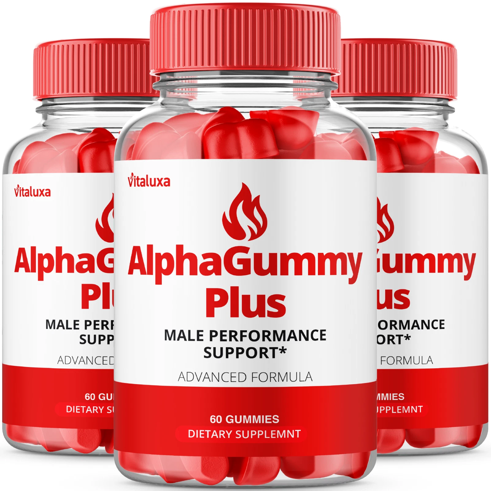 Suplemento vitamínico Alpha Gummy for Men Advanced Energy Performance (180 gomitas)