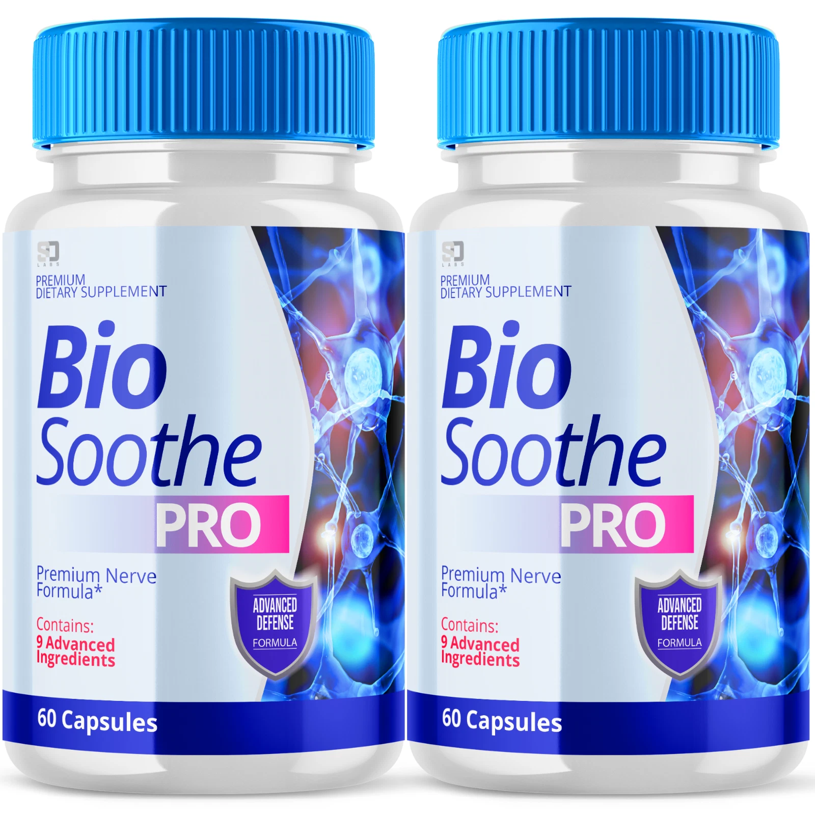 (2 Pack) Bio Soothe Pro, BioSoothe Premium Nerve Pain Formula (120 Capsules)