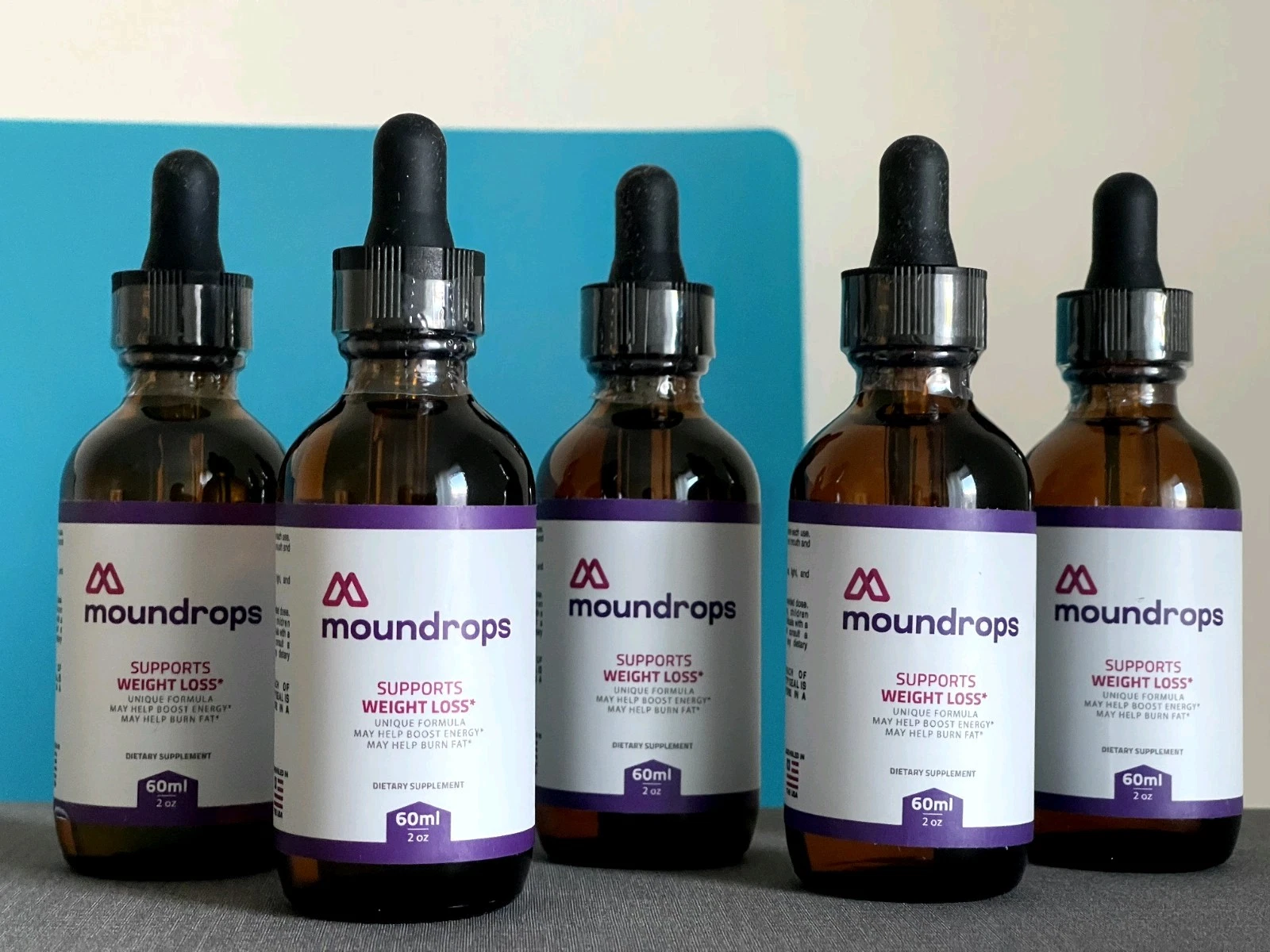 (5 Pack) Moundrops Weight Loss Drops - Moun Drops for Weight Management Support