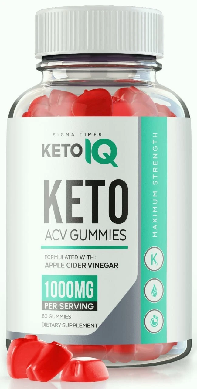 Keto IQ Advanced ACV Weight Loss Gummies to Burn Fat for Energy 60ct