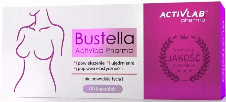 Activlab BUSTELLA 60 capsules Stimulates breast growth and tightens breasts