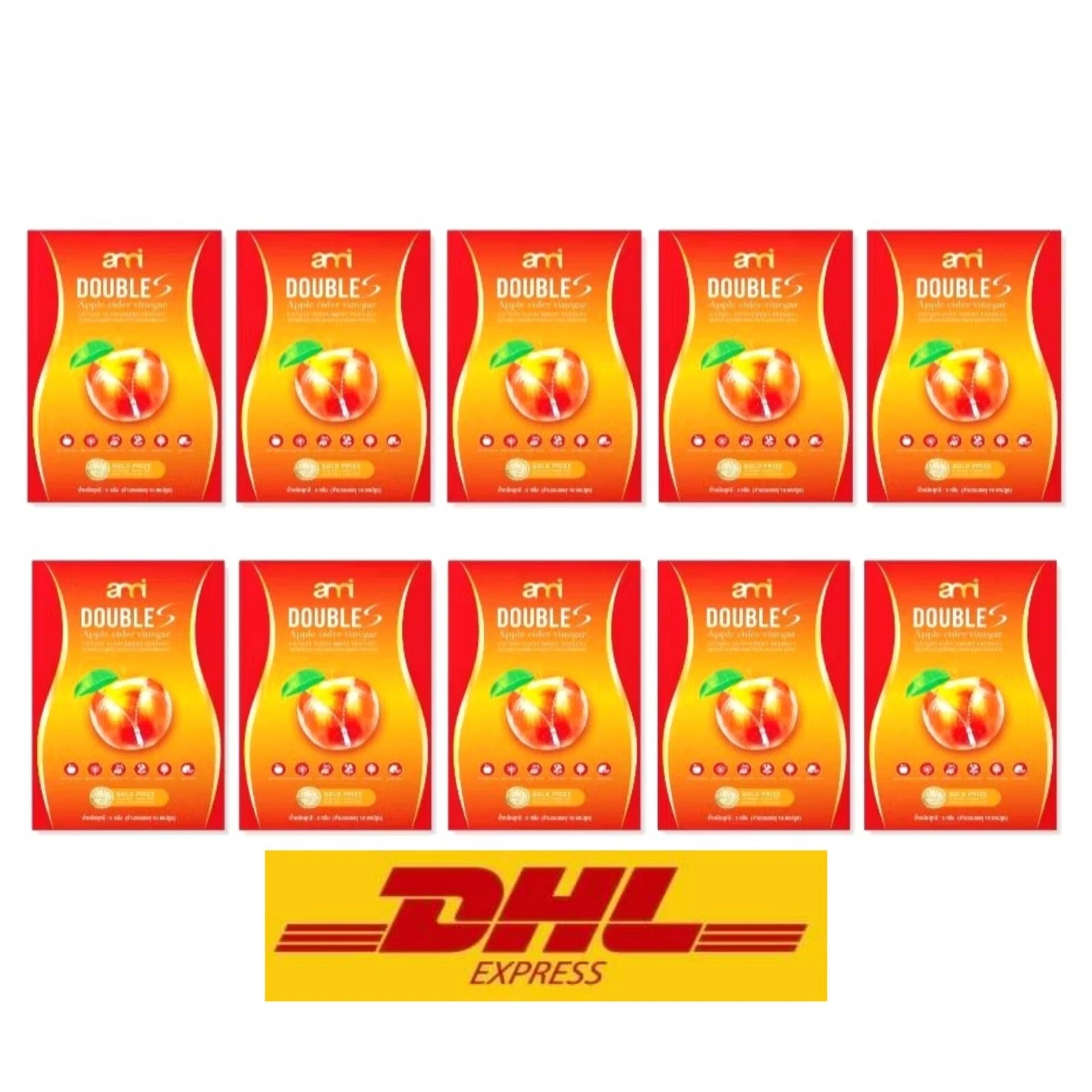 10 BOX AMI Double S Block Burn Lemon Balm Apple Cider Vinegar After Party Care