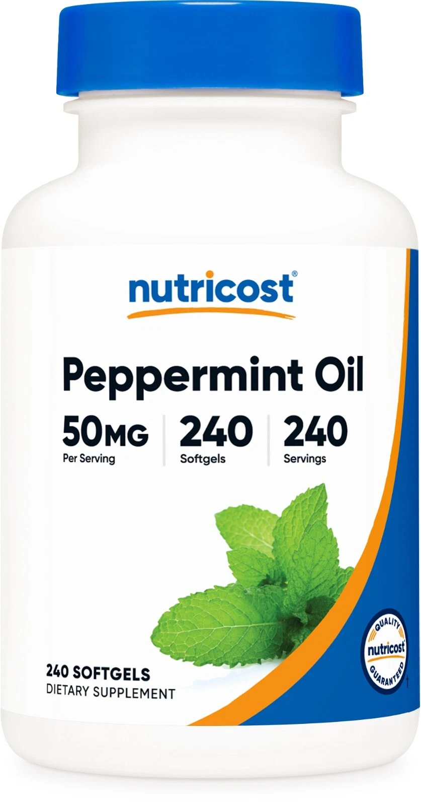 Nutricost Peppermint Oil Softgels (240 SFG) (50 MG) - Gluten Free & GMO Free