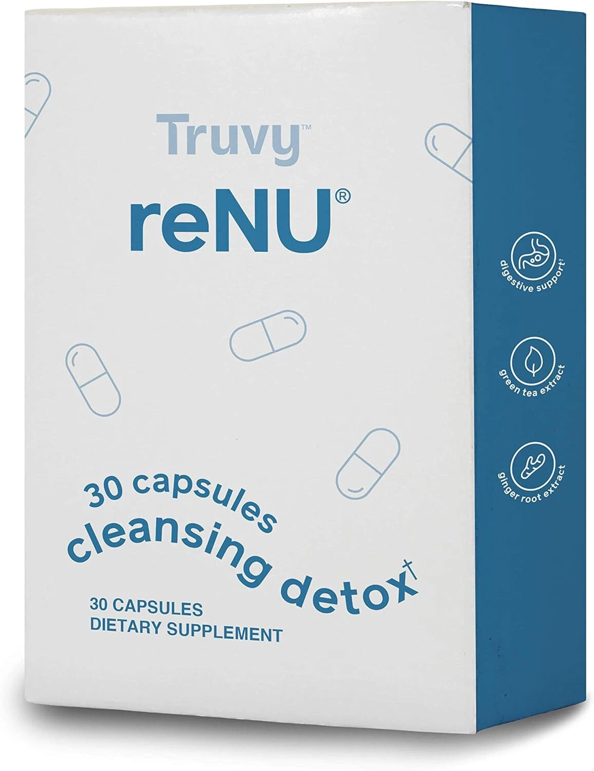 TruVision / Truvy ReNu Detox Weight Loss Management Supplement 30 Count Pills
