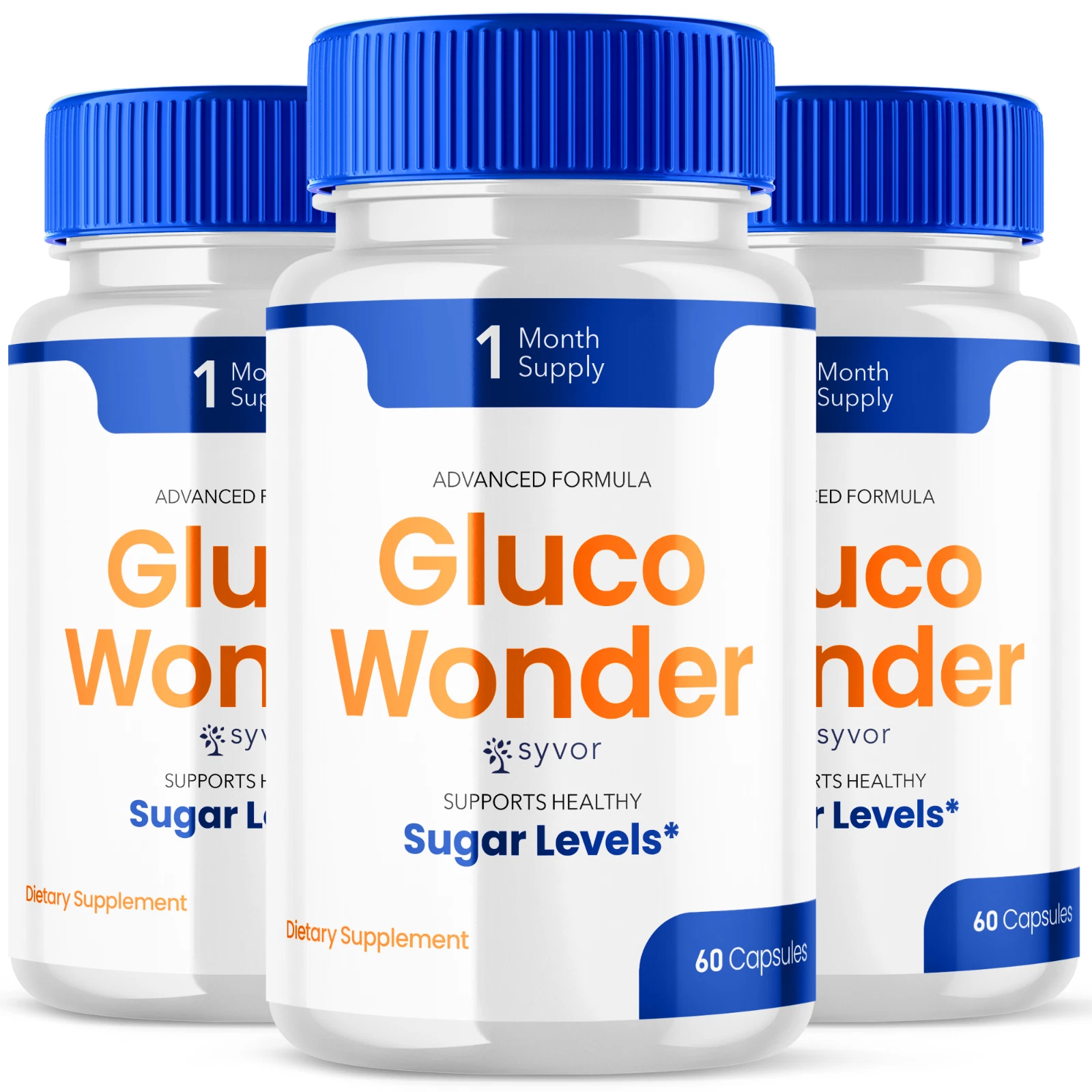 Gluco Wonder Advanced Formula Glycogen Health & Wellness Supplement 180 Capsules