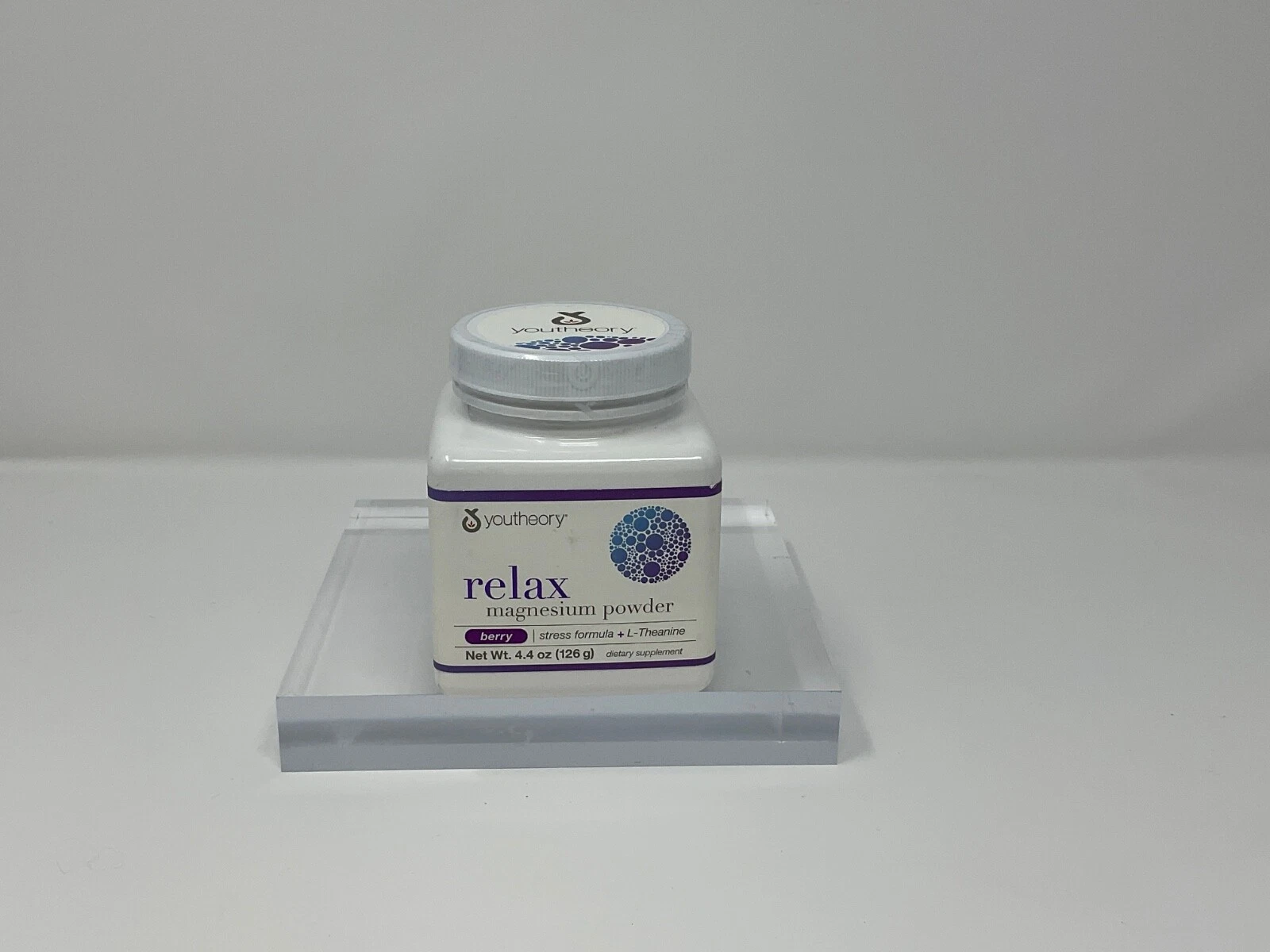 Youtherory Relax, Magnesium Powder - Berry - 4.4 oz - New & Sealed