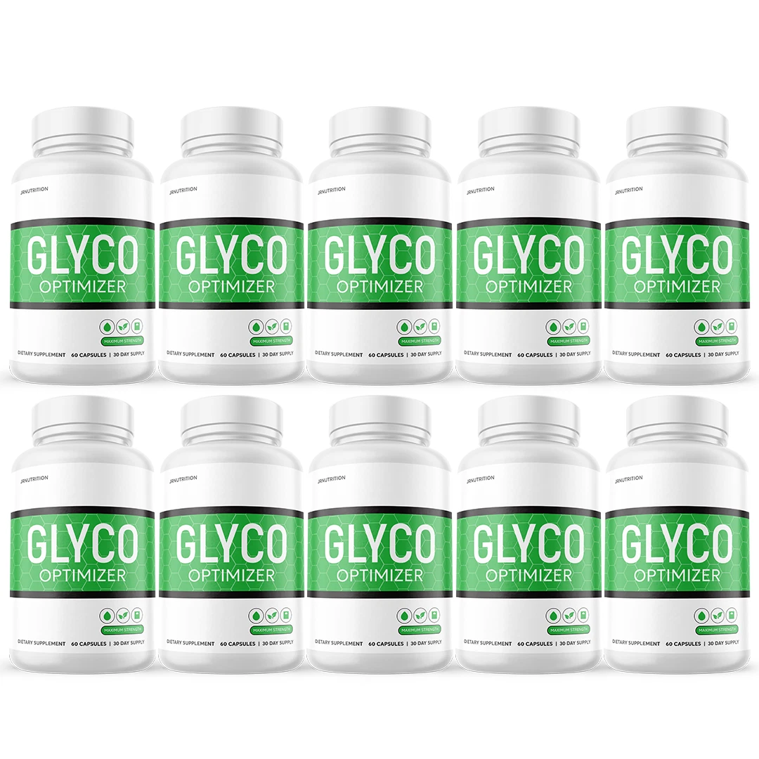 Glyco Optimizer - Blood Sugar Dietary Supplement 60 Capsules (10 Pack)