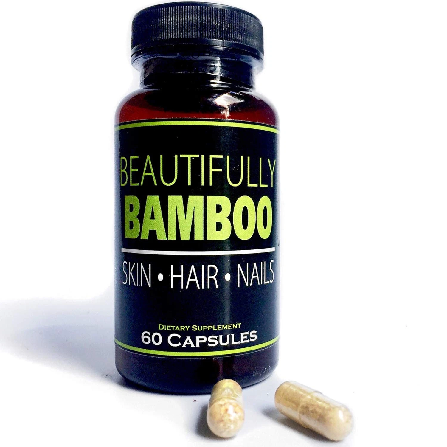 New Vitamin for Skin, Hair, and Nail Growth Enriched with Biotin, Bamboo Silica,