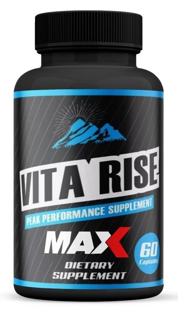 (1 Pack) Vita Rise MAX for Men, Vita-Rise Male Health Pills, Enhancement Formula