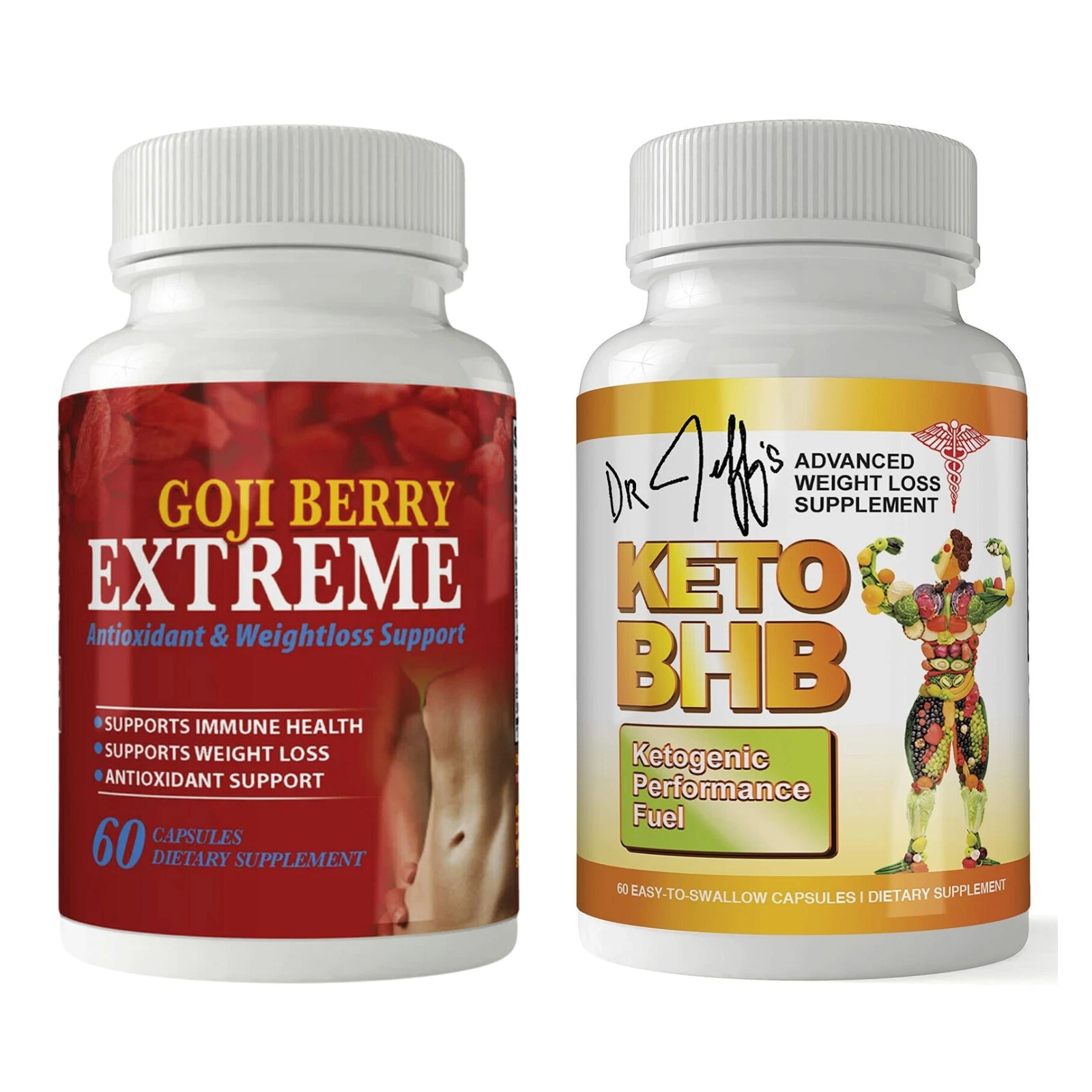 Goji Berry Immune Health Supplements Keto BHB Weight Loss Ketogenic Diet Pills