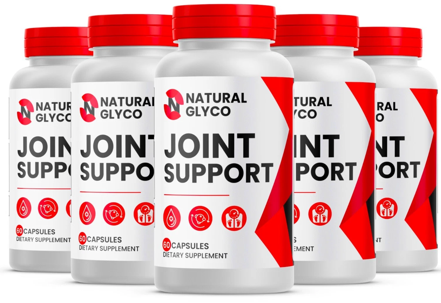 Natural Glyco Joint Support For Blood Stabilizer Multi Support 5Pack 300 Caps