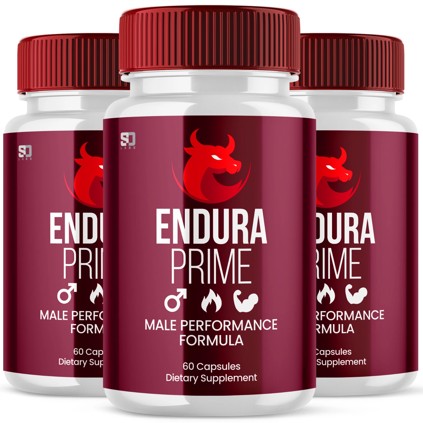 (3 Pack) Endura Prime Male Pills - Maximize Energy, Vitality & Stamina 180ct