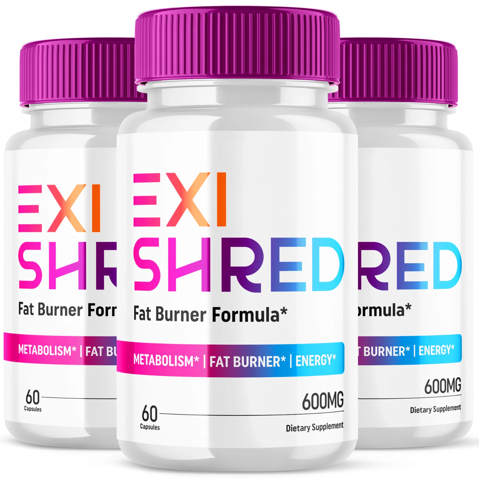 ExiShred Advanced Formula Pill Exi Shred Vitamin Support Supplement 180 Capsules