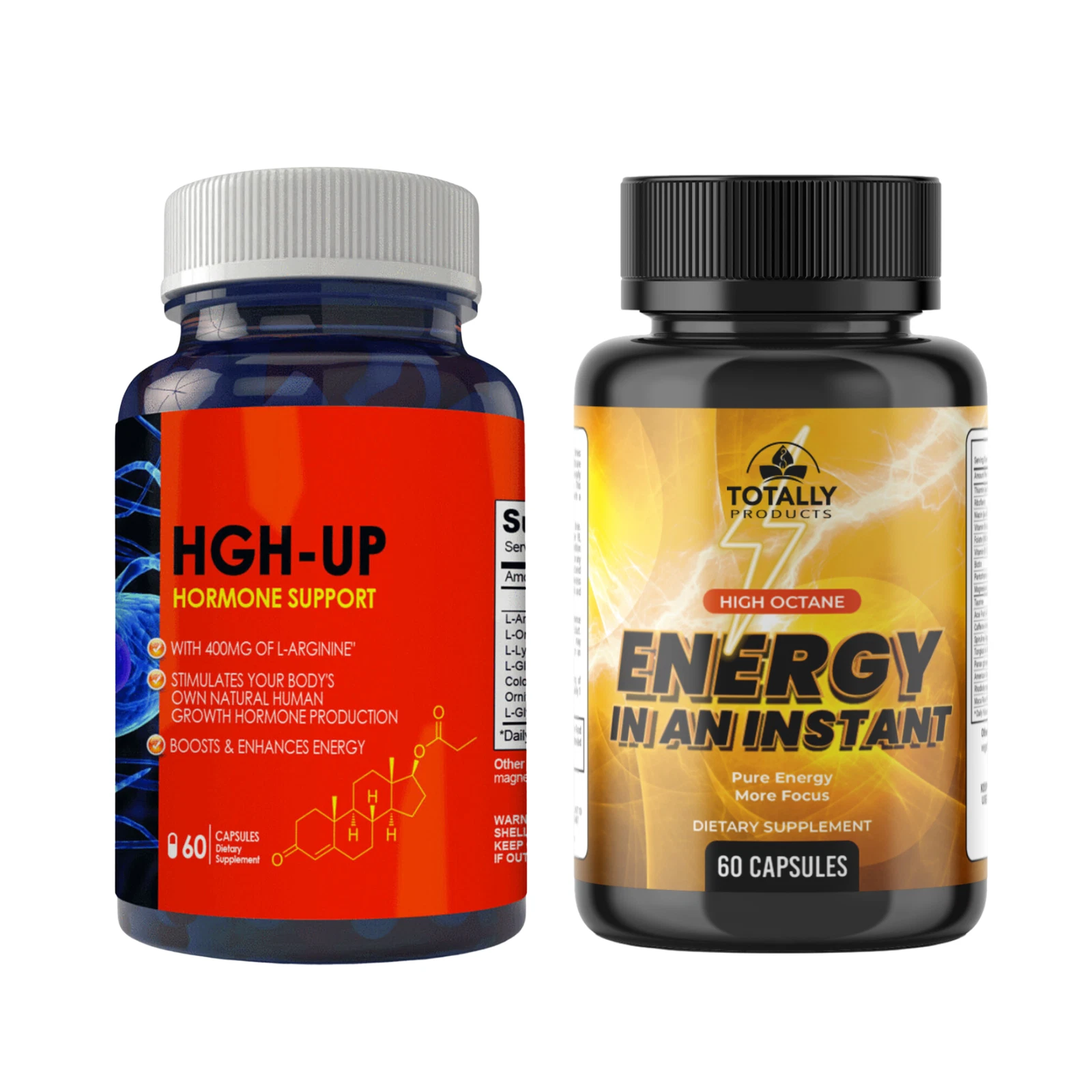 Body Hormone Growth Supplements & Energy Boost Brain Health Memory Enhancement