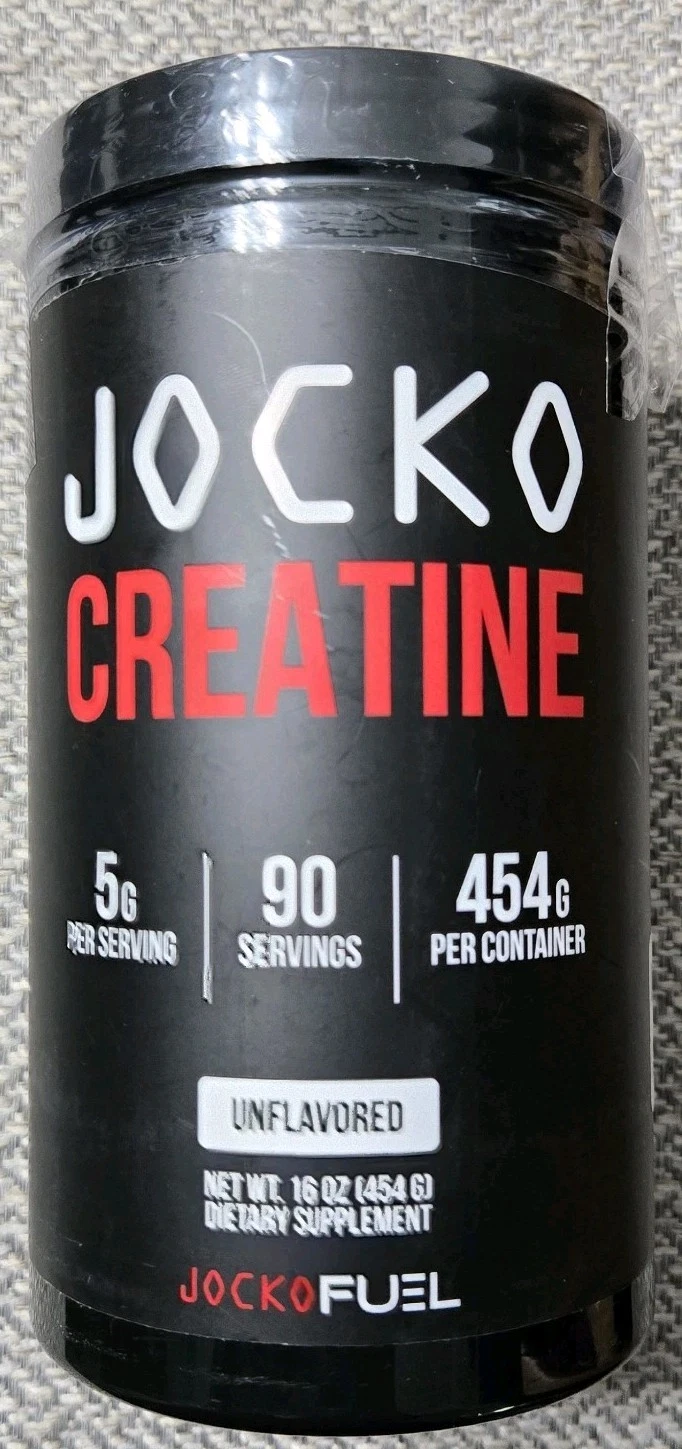 Jocko Fuel Creatine Monohydrate Unflavored Supplement 16 oz Best By 7/26 Sealed