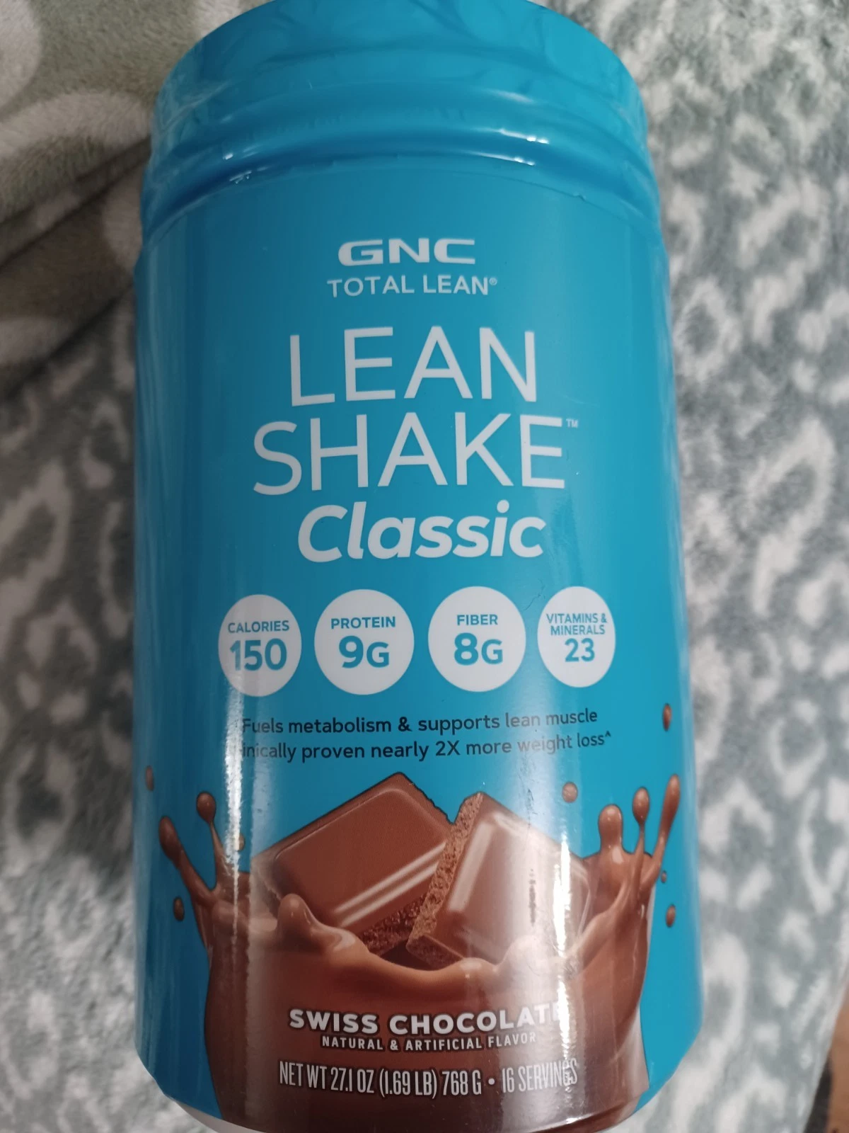 GNC Total Lean Shake Classic Supports Lean Muscle - Swiss Chocolate 1.69 LB 9/25