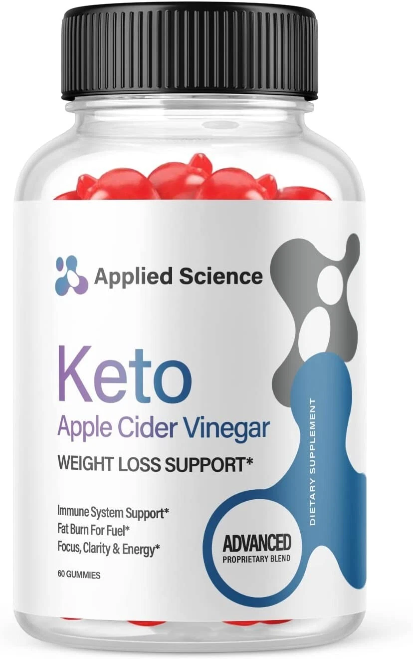 1 Pack - Applied Science Keto Gummies, Weight Loss, Appetite Suppressant-60
