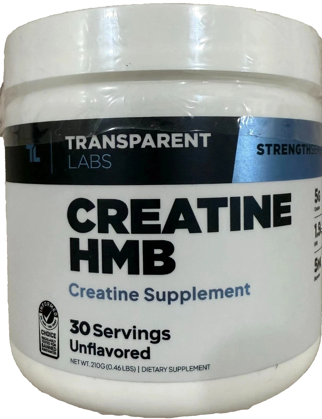 Transparent Labs Creatine HMB Unflavored 30 Servings EXP2026+ NEW SHIP