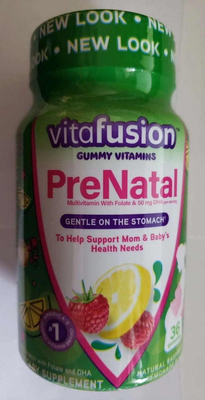 VitaFusion - PreNatal - Multivitamin w/ Folate - 36pc - Raspberry Lemon 7/2026