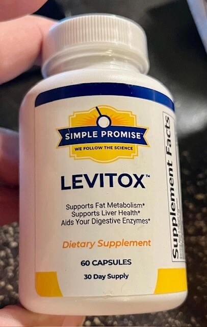 Simple Promise LEVITOX - Metabolism, Digestive & Liver Health (60 Caps) 09/2027!