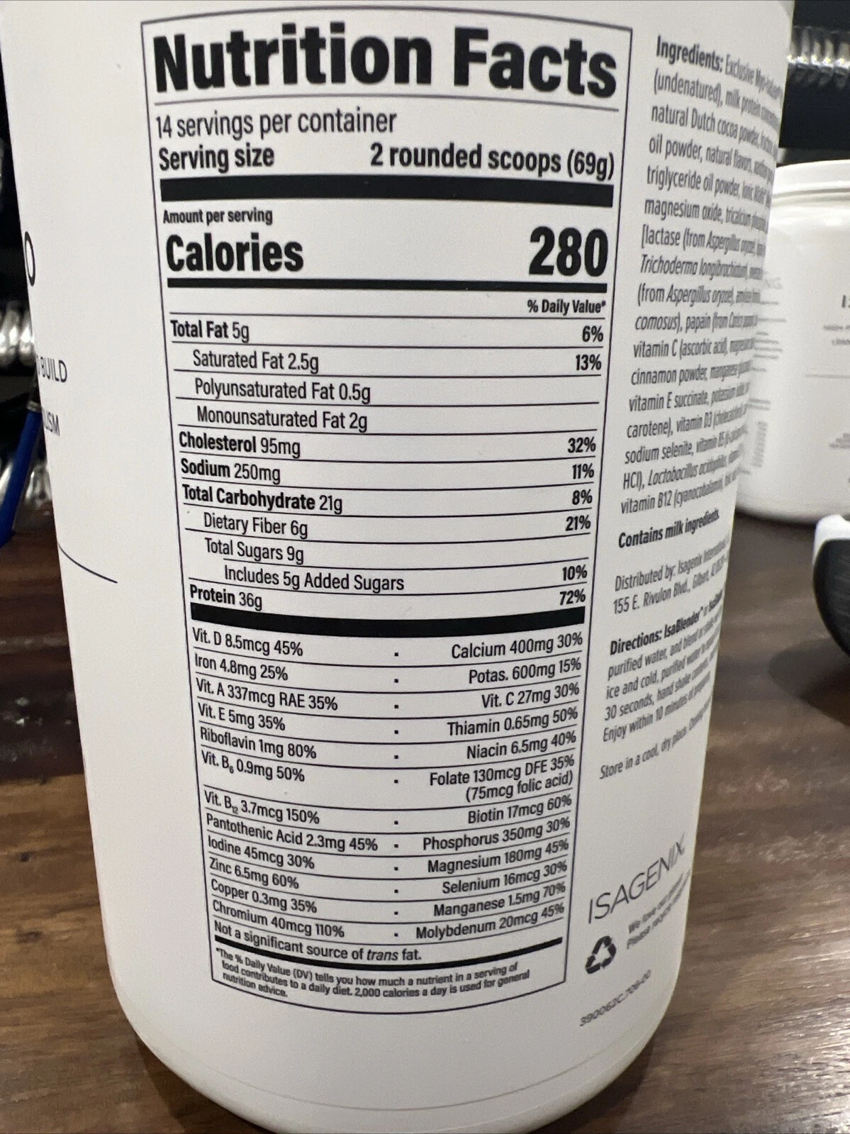 Lot of 4 NEW Isagenix IsaLean Pro Chocolate Protein Shake Expired 01/2025