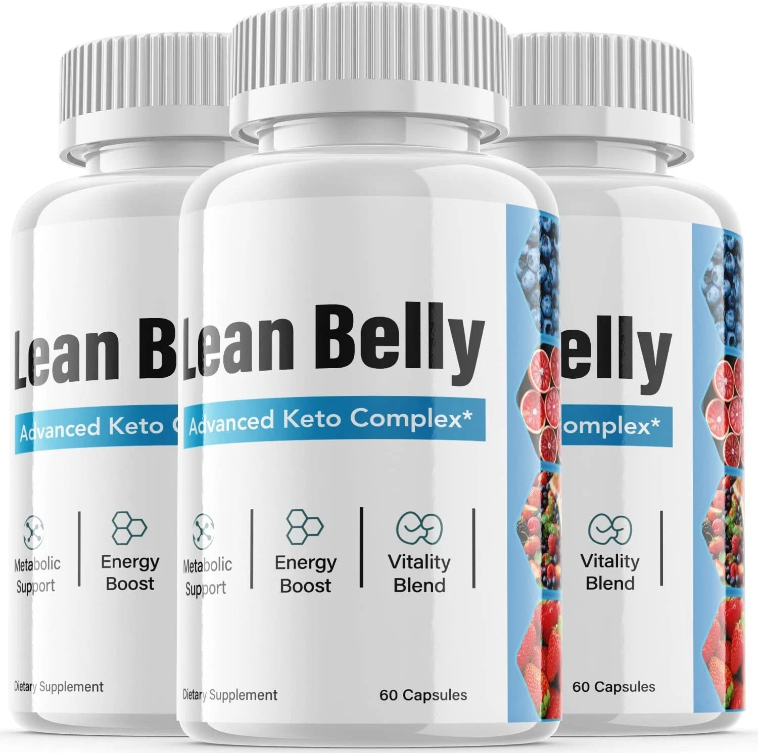 Ikaria Lean Belly Juice Weight Loss Appetite Control Supplement Pills - 3 Pack