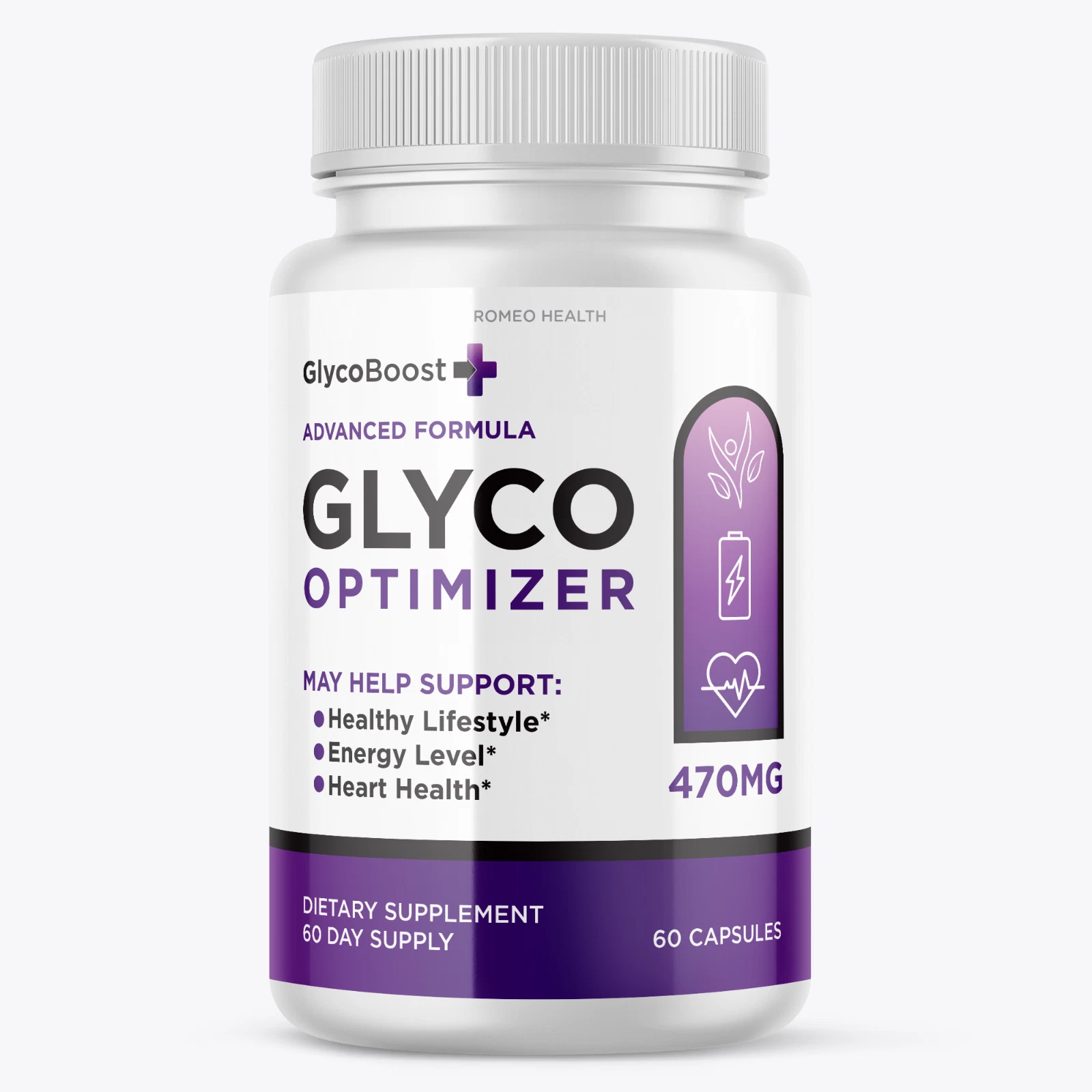 (12 Bottles) Glyco Optimizer - Blood Sugar Balance Dietary Supplement 60 Tablets