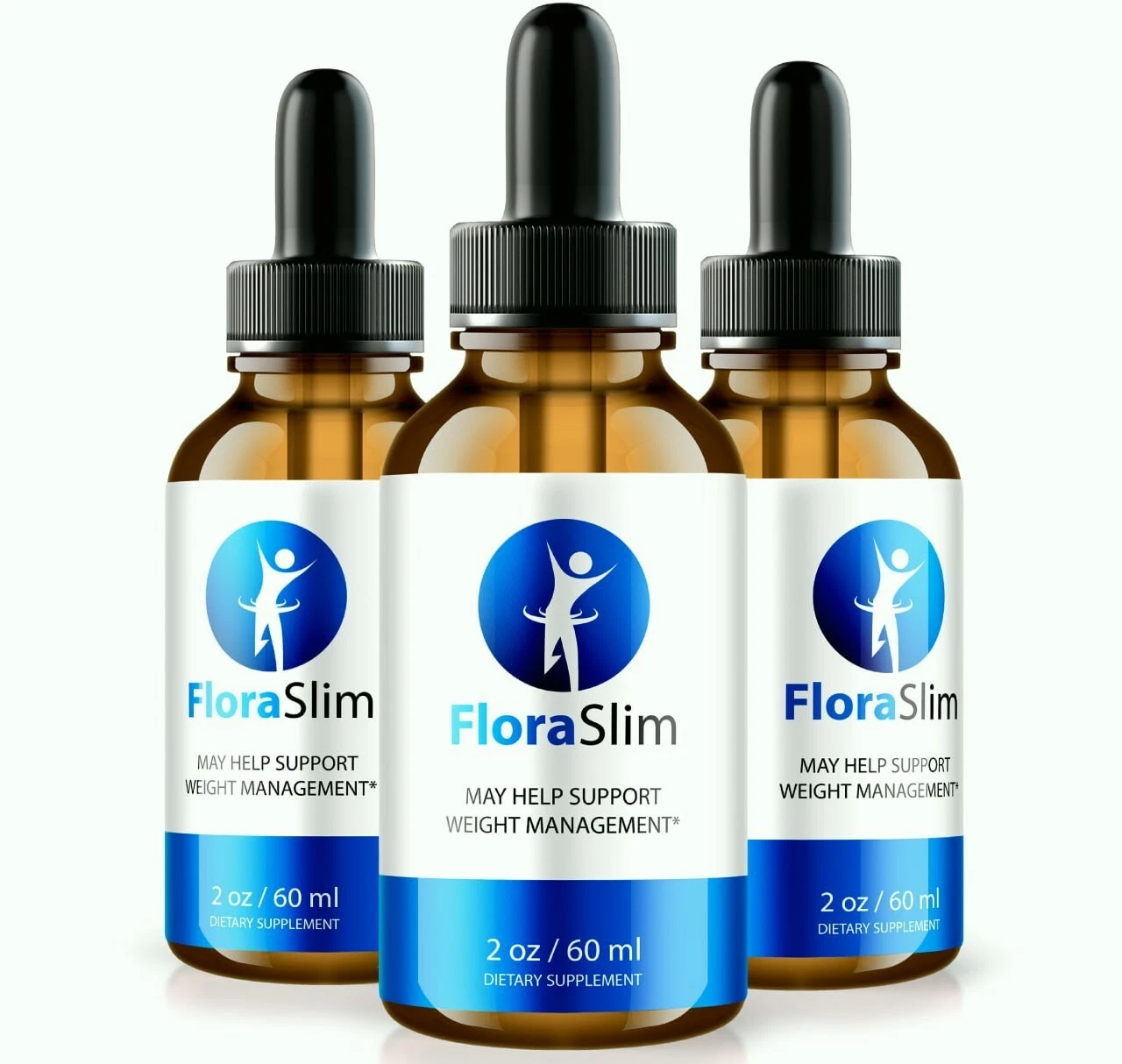 (3 Pack) FloraSlim Weight Loss Drops to Enhance Fat Burning & Energy